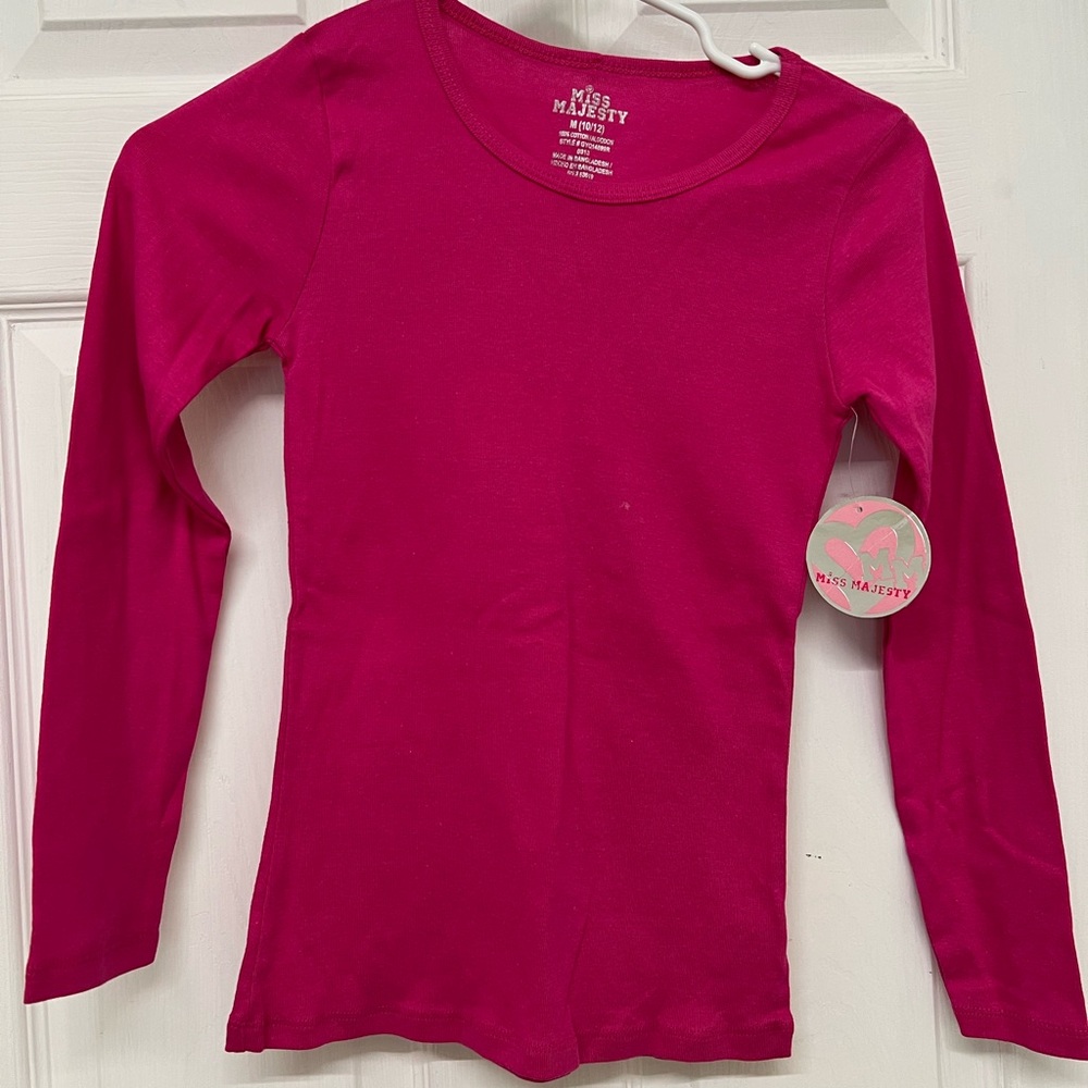 BRAND NEW Kids Pink Long Sleeve +free tank top bundle